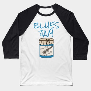 Blues Jam, Electric Guitar, Guitarist Musician Baseball T-Shirt